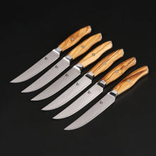 Load image into Gallery viewer, Damascus Steel Steak Knife Set
